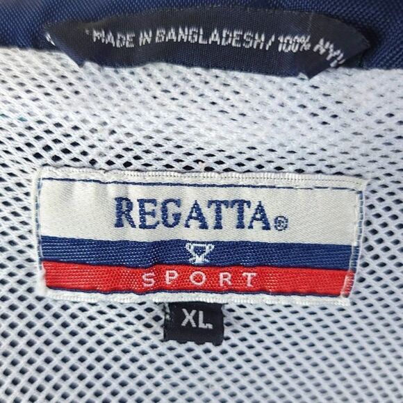 Regatta Sport Sailing Jacket Vintage 90s Boating Roll Up Hood Lightweight Mens - Picture 6 of 7